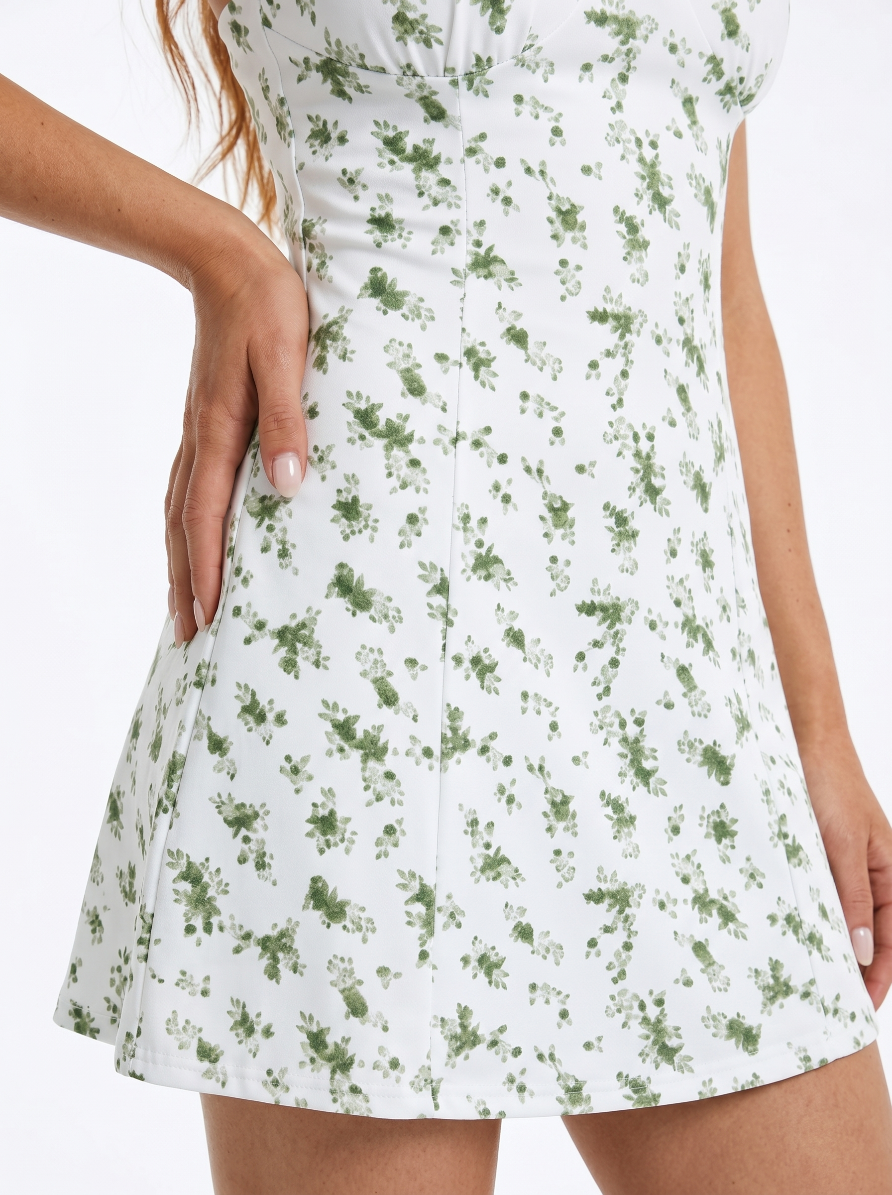 Juliette Floral Mini Jurk — Salie
